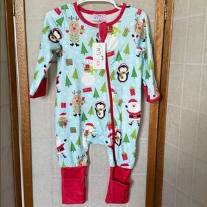 Pete + Lucy North Pole Treasures Romper size 9/12 M
